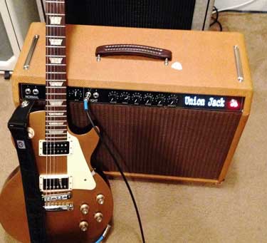 Justin S Davis's Union Jack Vibroverb amp